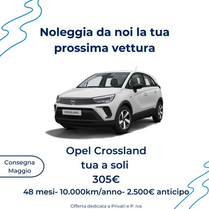 Opel Crossland a noleggio lungo a Taglio di Po (RO)