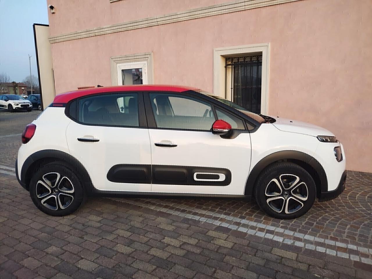 Citroen C3 Shine tetto rosso