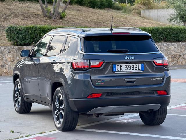 JEEP Compass 190CV 4XE LIMITED+PHEV+18''+RCAM+2PDC+PELLE