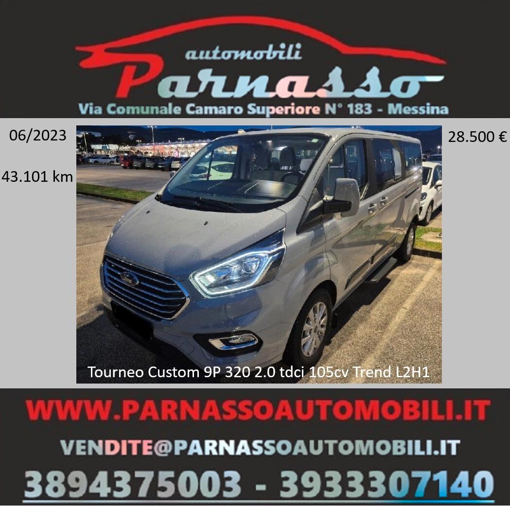 Ford Tourneo Custom 9P 320 2.0 tdci 150cv Trend L2H1