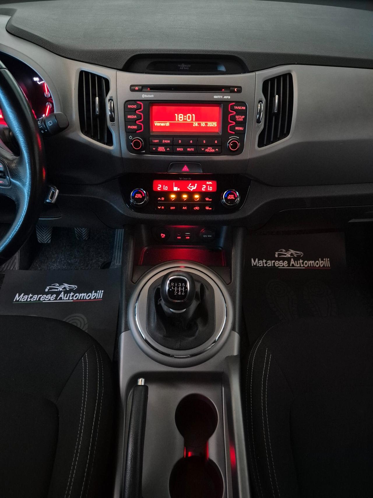 Kia Sportage CRDI VGT 1.7d 116cv EURO 6 Tagliandi ufficiali