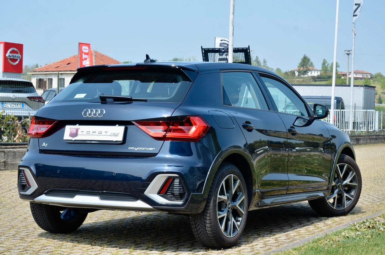 AUDI A1 CITYCARVER 25 1.0 TFSI ADMIRED 95cv, UFF ITALIANA, EURO 6D, KEYLESS, APPLE ANDROID, PERMUTE