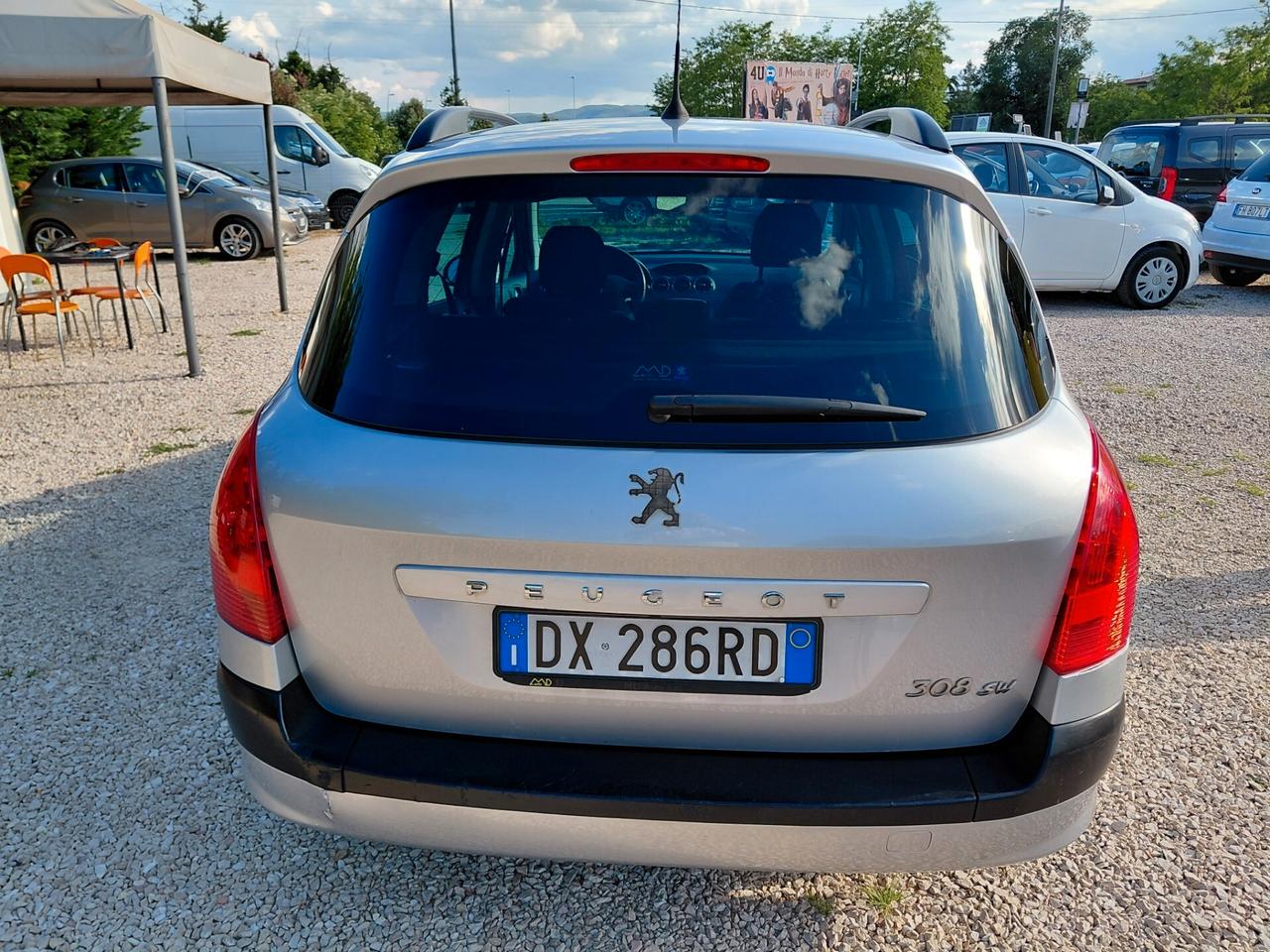 PEUGEOT 308 ANNO 2009 DS 1.6 ADATTA NEOPATENTATI KM 160 MILA