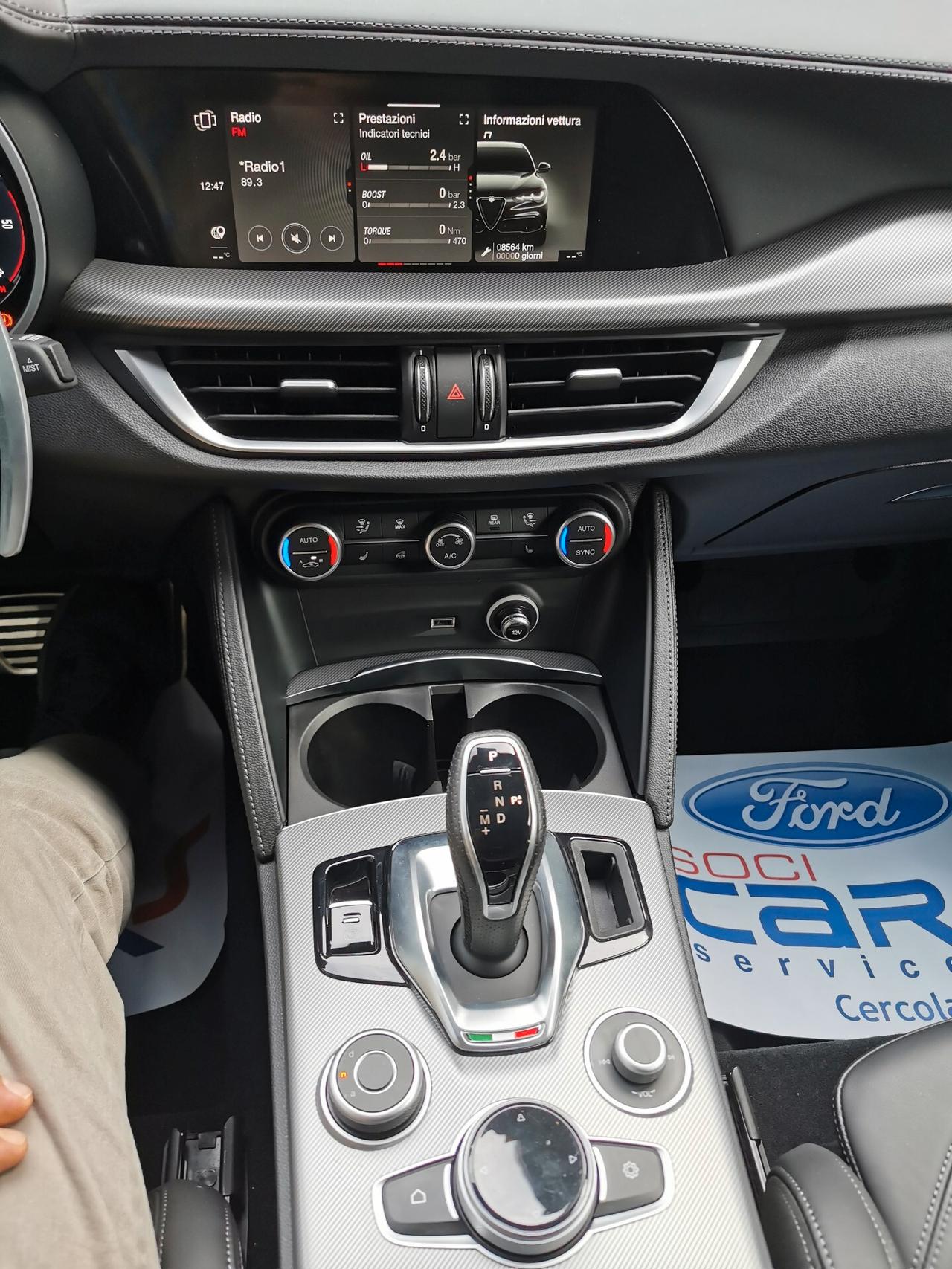 Alfa Romeo Stelvio 2.2 Turbodiesel 210cv AT8 Q4 Veloce