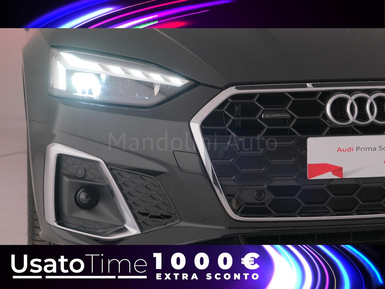 Audi A5 cabrio 40 2.0 tdi mhev 204cv s line edition quattro s tronic
