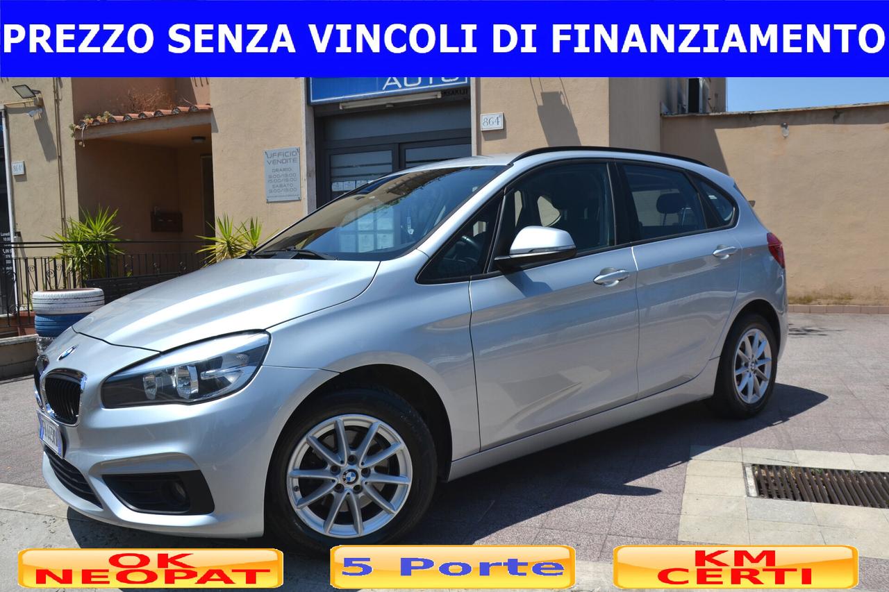 Bmw 2er Active Tourer 1.5D 116CV PREZZO SENZA VINCOLI OK NEOPATENTATI GARANZIA 12 MESI