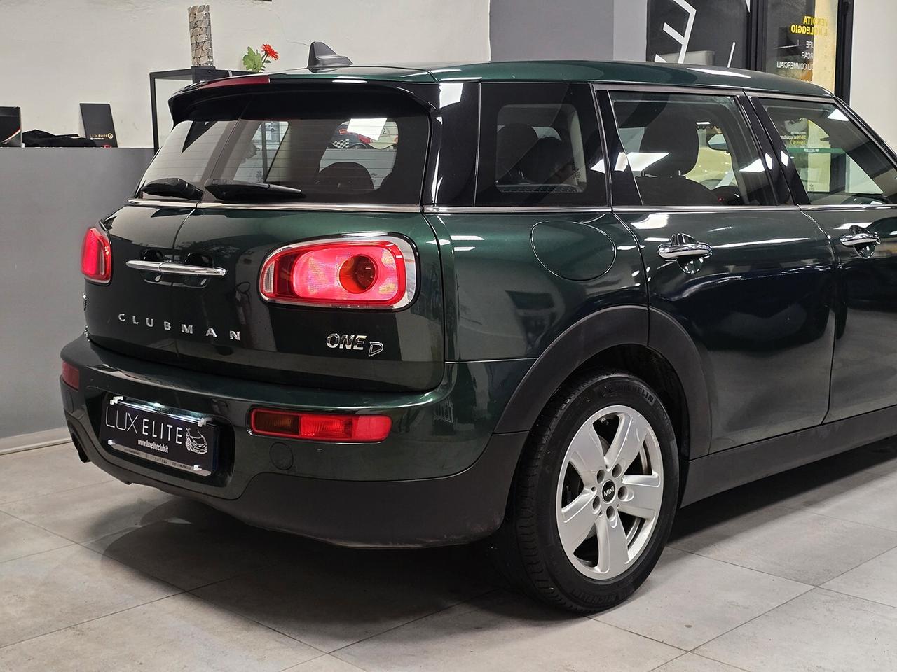 Mini One D Clubman 1.5 116CV VERDE INGLESE_KEYLESS_START STOP_TOP!!