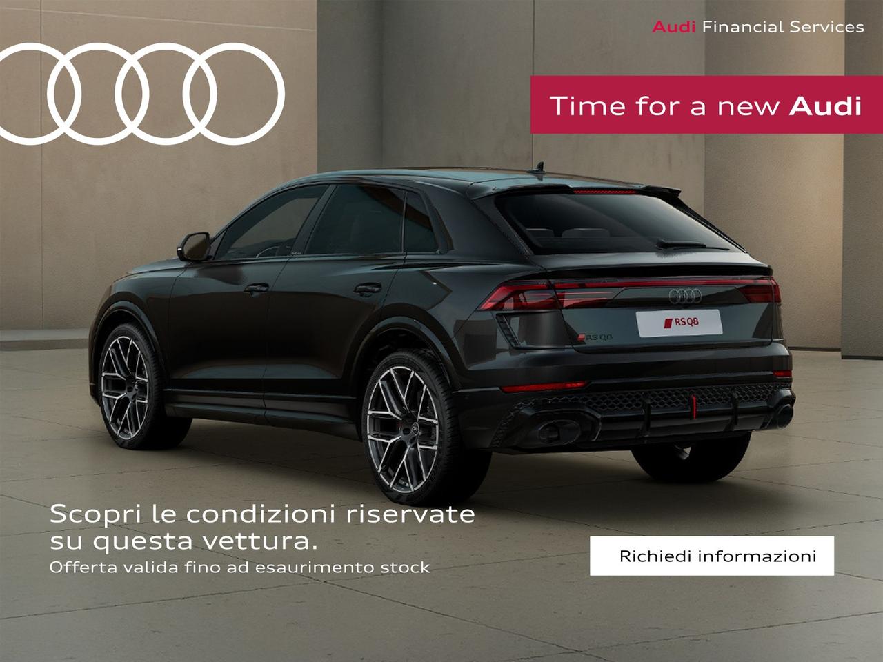 Audi RSQ8 rs 4.0 mhev 48v performance 640cv tiptronic