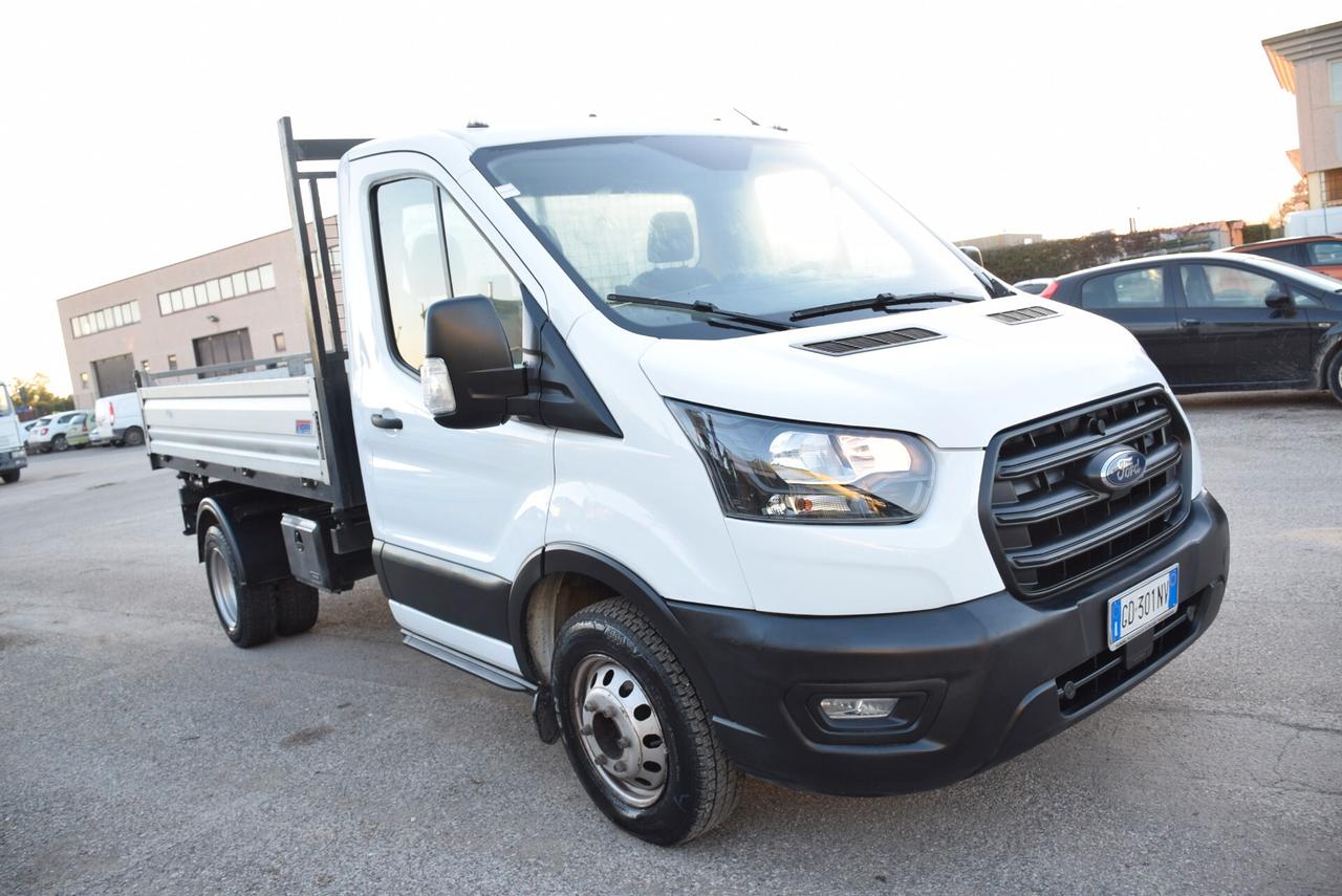 FORD Transit CON RIBALTABILE - 3 POSTI - T/P 350L 2.0TD ECO 130CV 6M - CLIMA - IVA DETRAIBILE