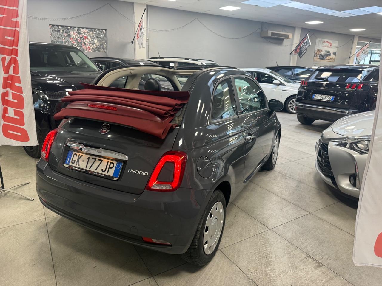 Fiat 500 C 1.0 Hybrid Red 69CV Ok Neopatentati
