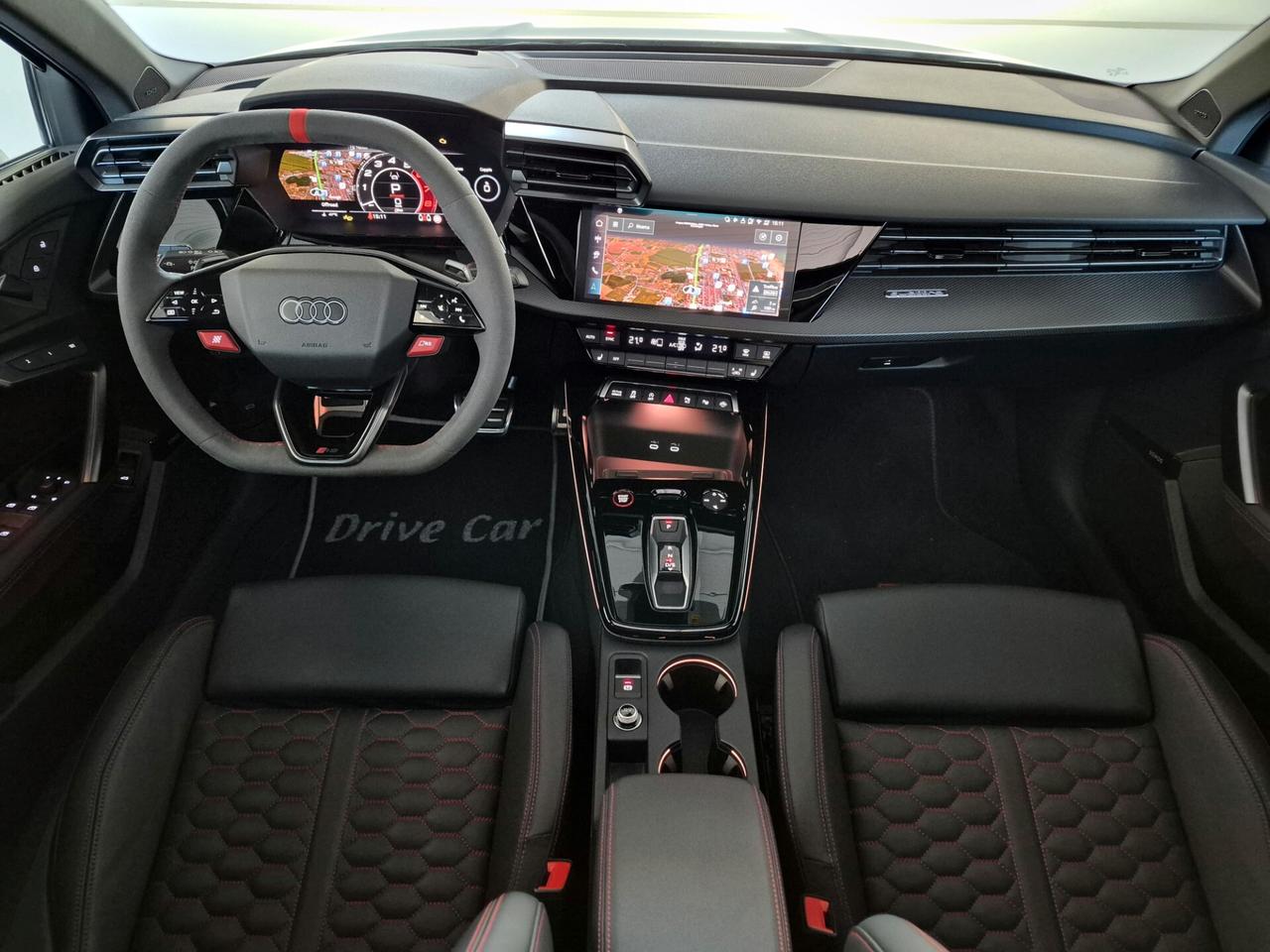 Audi A3 RS3 SPB SCARICHI TETTO MATRIX CARBONIO SONOS PELLE ACC PINZE ROSSE C19 280KM/H