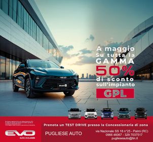 Evo 6 1.5 Turbo Benzina/GPL DCT ( IN PROMOZIONE FINO AL 31/05/2025 )