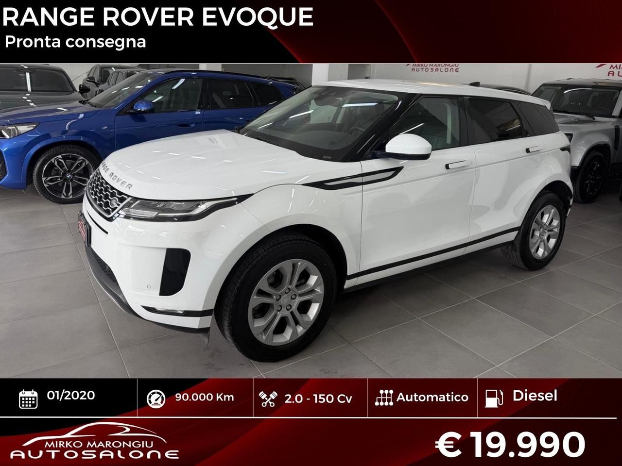 Range rover Evoque 2.0D 150 CV FINANZIABILE