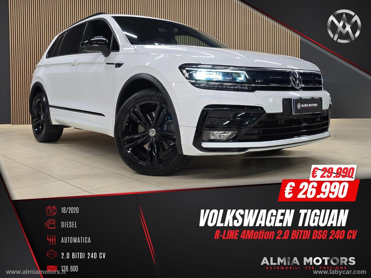 VOLKSWAGEN Tiguan 2.0 BiTDI DSG 4MOTION R-LINE 240 CV