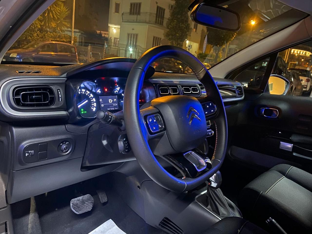 Citroen C3 PureTech 110 S&S EAT6 Max KM 33798 GRIGIO MEDIO