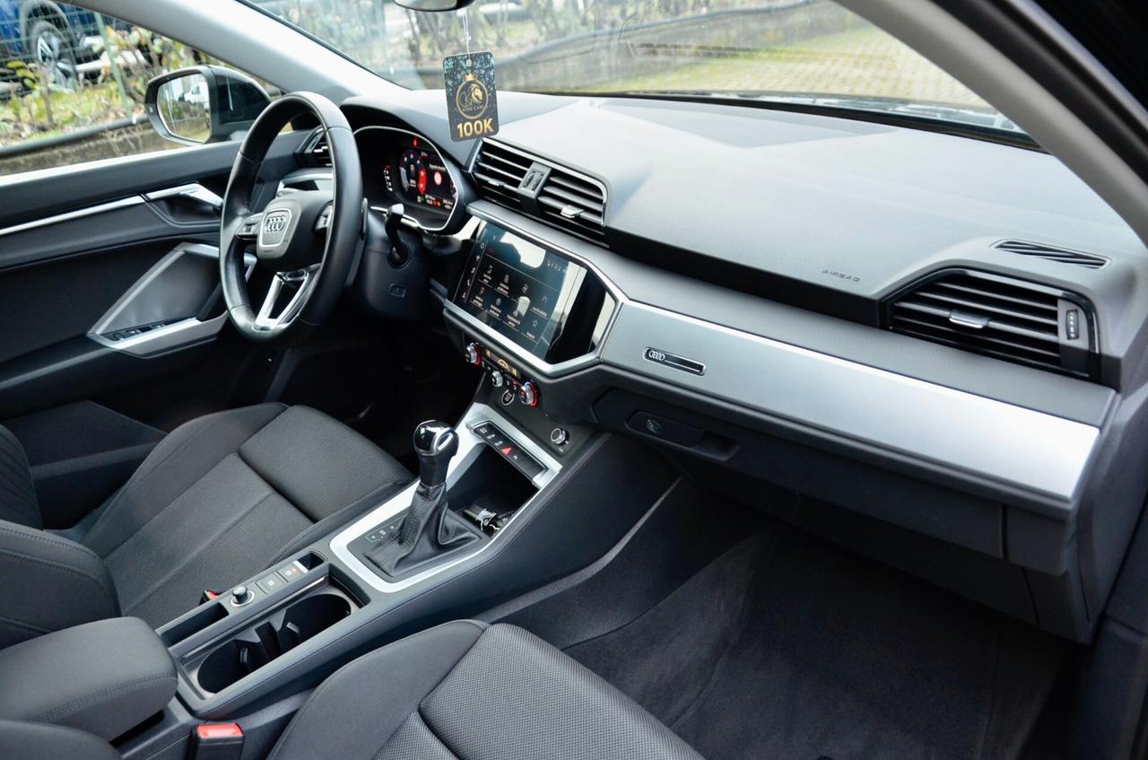 AUDI Q3 SPB 35 2.0 TDI S-LINE 150cv S-TRONIC, IVA ESPOSTA, UFF ITALIANA, SERVICE CON FATTURE, CHECK AUDI, FULL LED, RETROCAMERA, PERMUTE