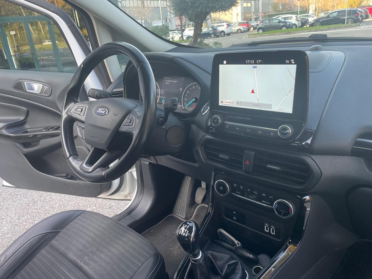 Ford EcoSport 1.0 EcoBoost 125 CV*Tetto*Navi*Cerchi*Neopatentati*