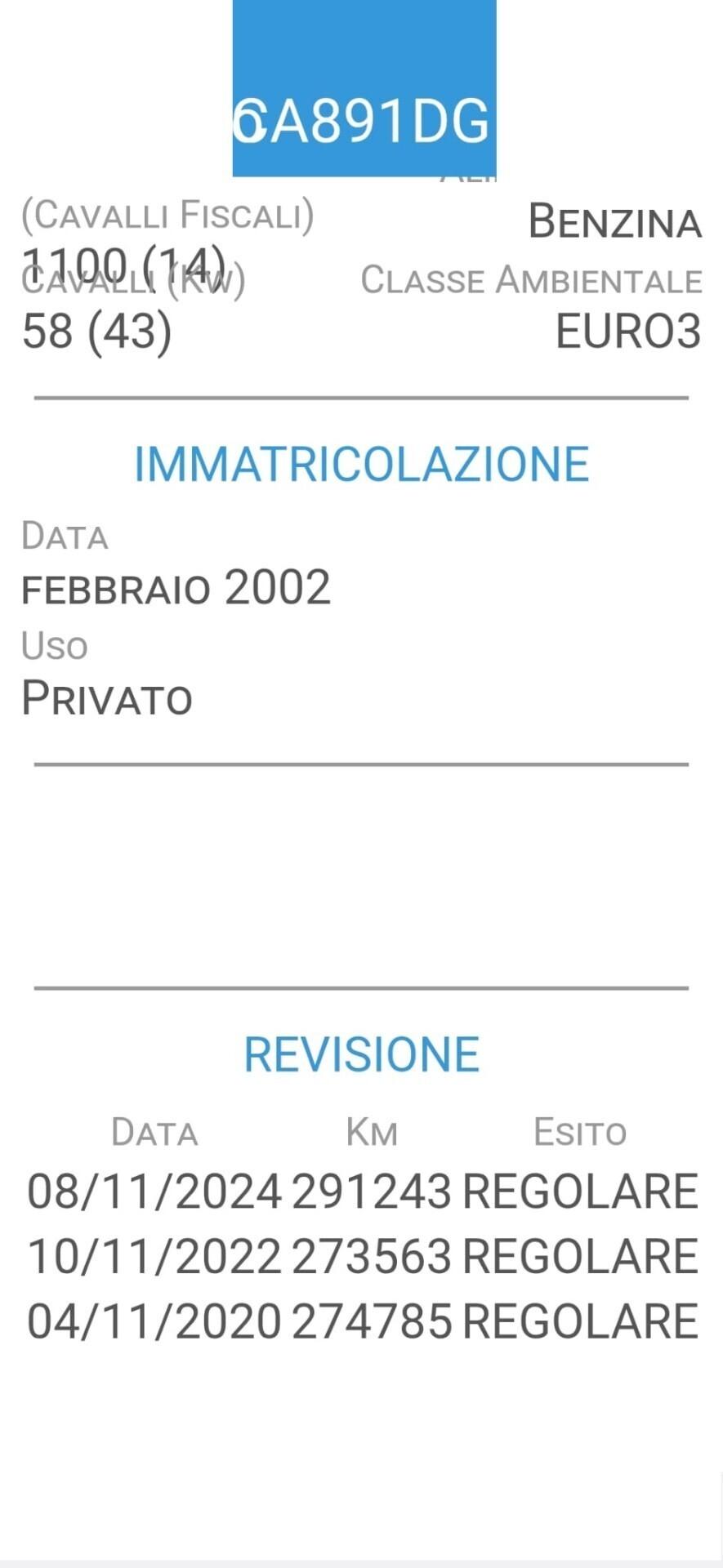 RENAULT CLIO 1,0-UNICA PROPR-CINTA DISTRIB. NUOVA