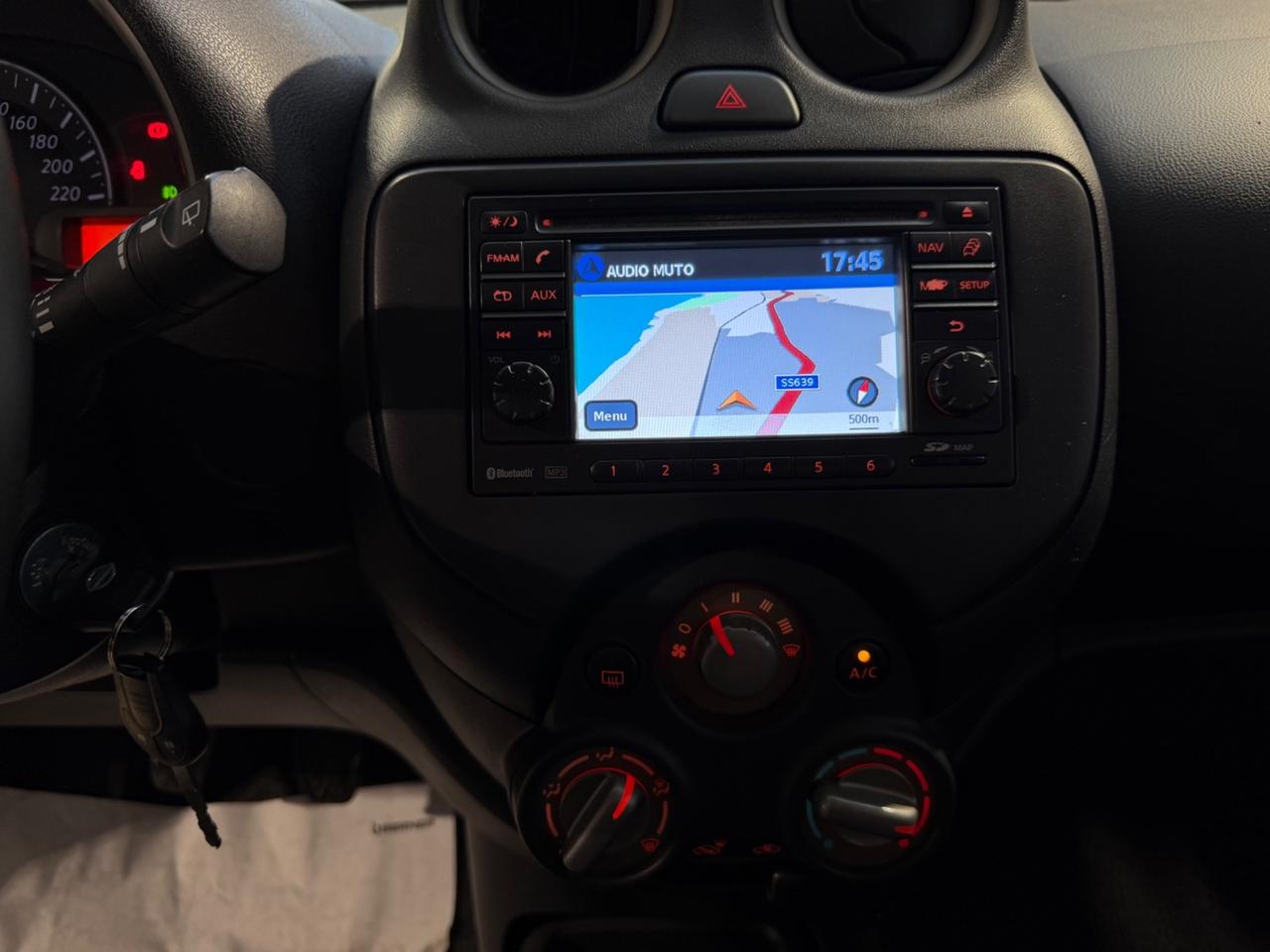 Nissan Micra 1.2 12V 5 porte CLIMA-NAVI-BLUETOOTH