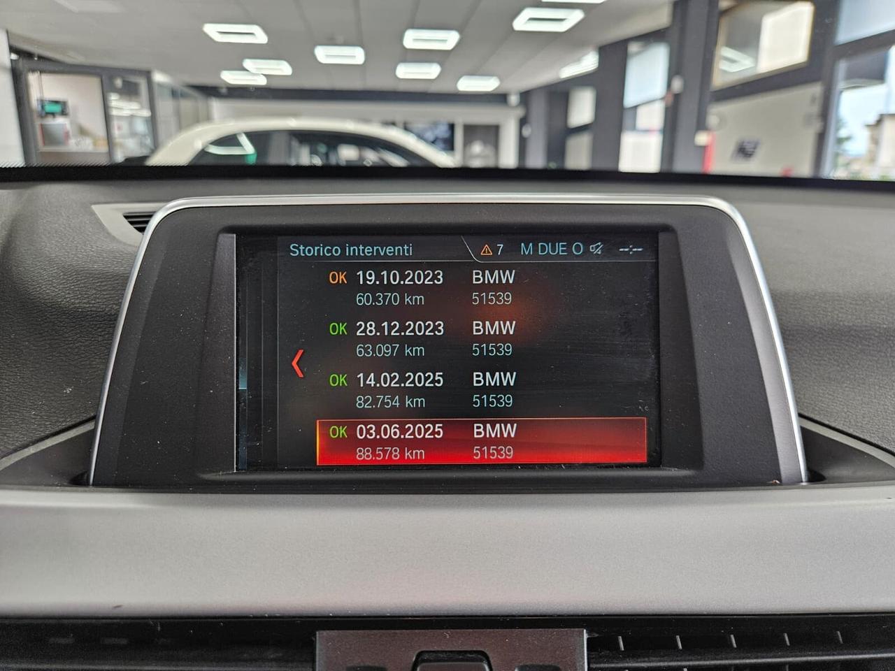 Bmw X1 sDrive18i Advantage - TAGLIANDO BMW