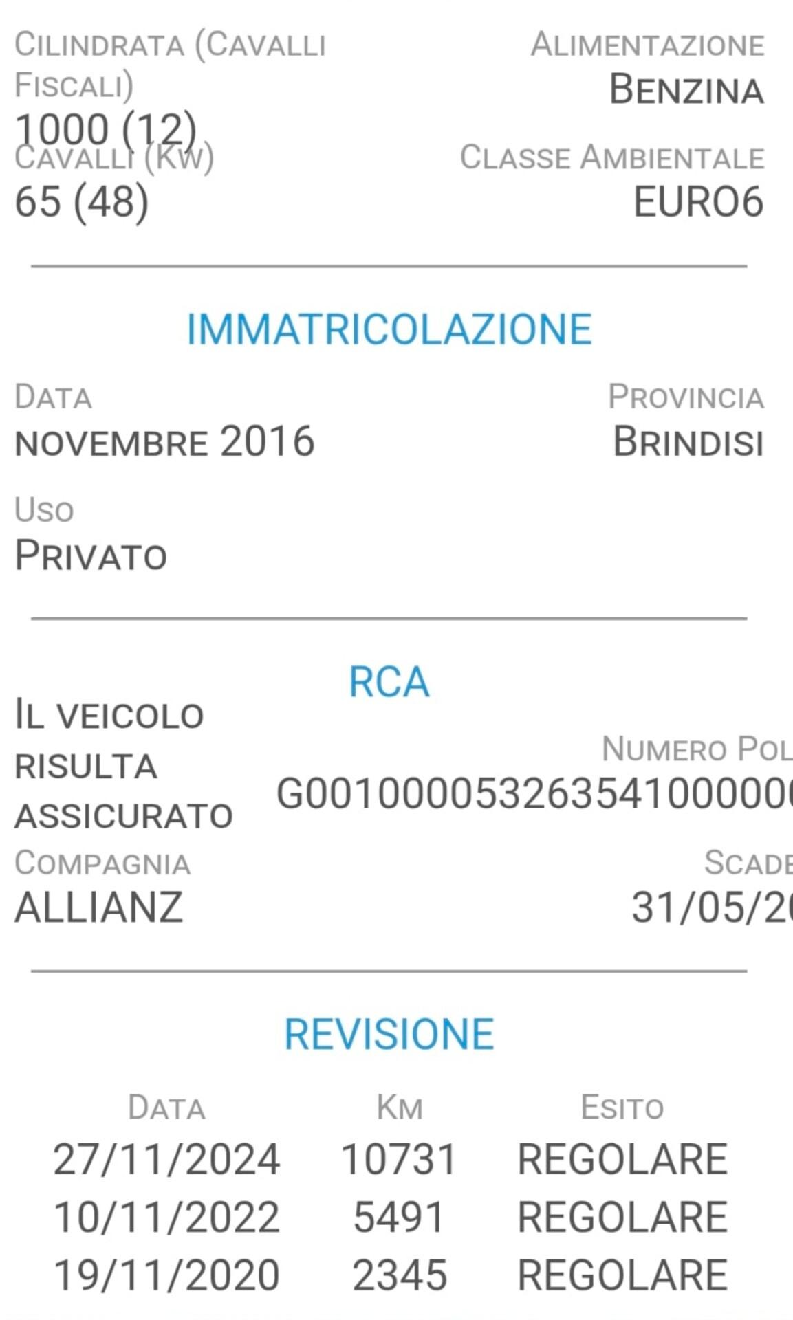 Kia Picanto 1.0 12V 5 porte Trendy
