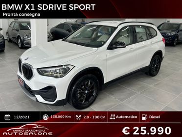 Bmw X1 2.0 190 cv sDrive20d Sport FINANZIABILE