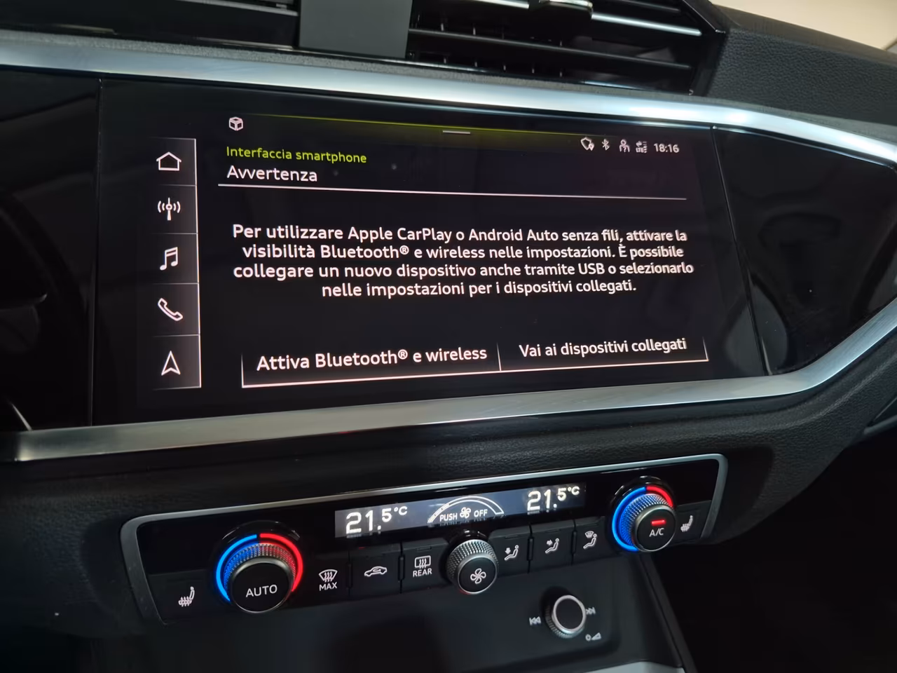 Audi Q3 35 2.0 TDI S-TRONIC LED APPLE CAR PLAY/ANDROID AUTO SEDILI SPORTIVI RISCALDABILI KM CERTIFICATI E TAGLIANDATI AUDI