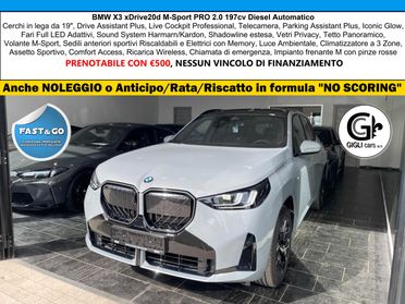 BMW X3 XDrive20d M-Sport PRO NEW MODEL C19" Tetto MSport