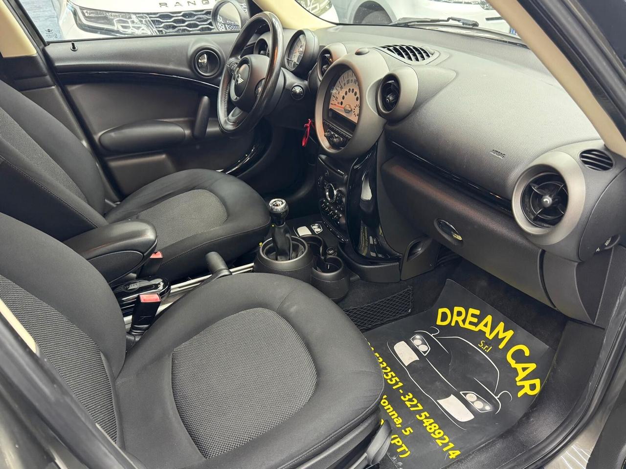 Mini Cooper D Countryman 1.6 diesel 111Cv -Ok Neopatentati