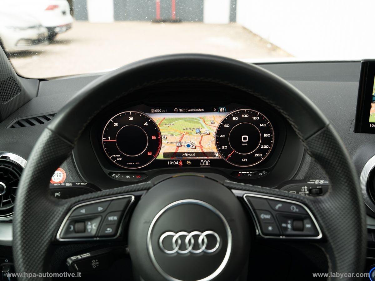 AUDI Q2 2.0TDI S-LINE TETTO LED MATRIX VIRTUAL PELLE NAVI