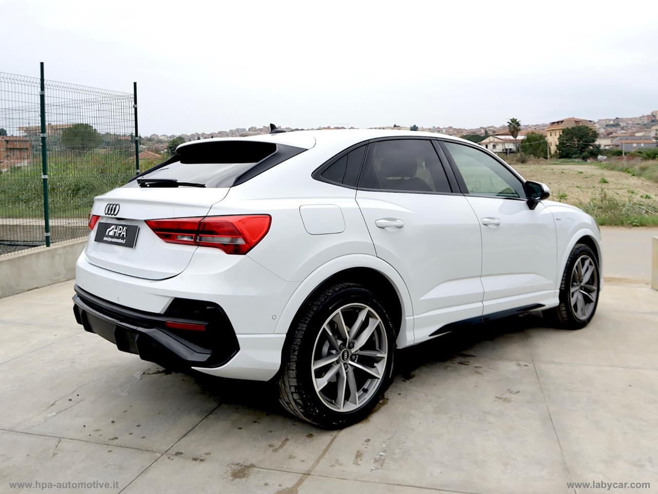 AUDI Q3 SPORTBACK 2.0TDI S-LINE LED NAVI PELLE CERCHI 19 RETROCAMERA