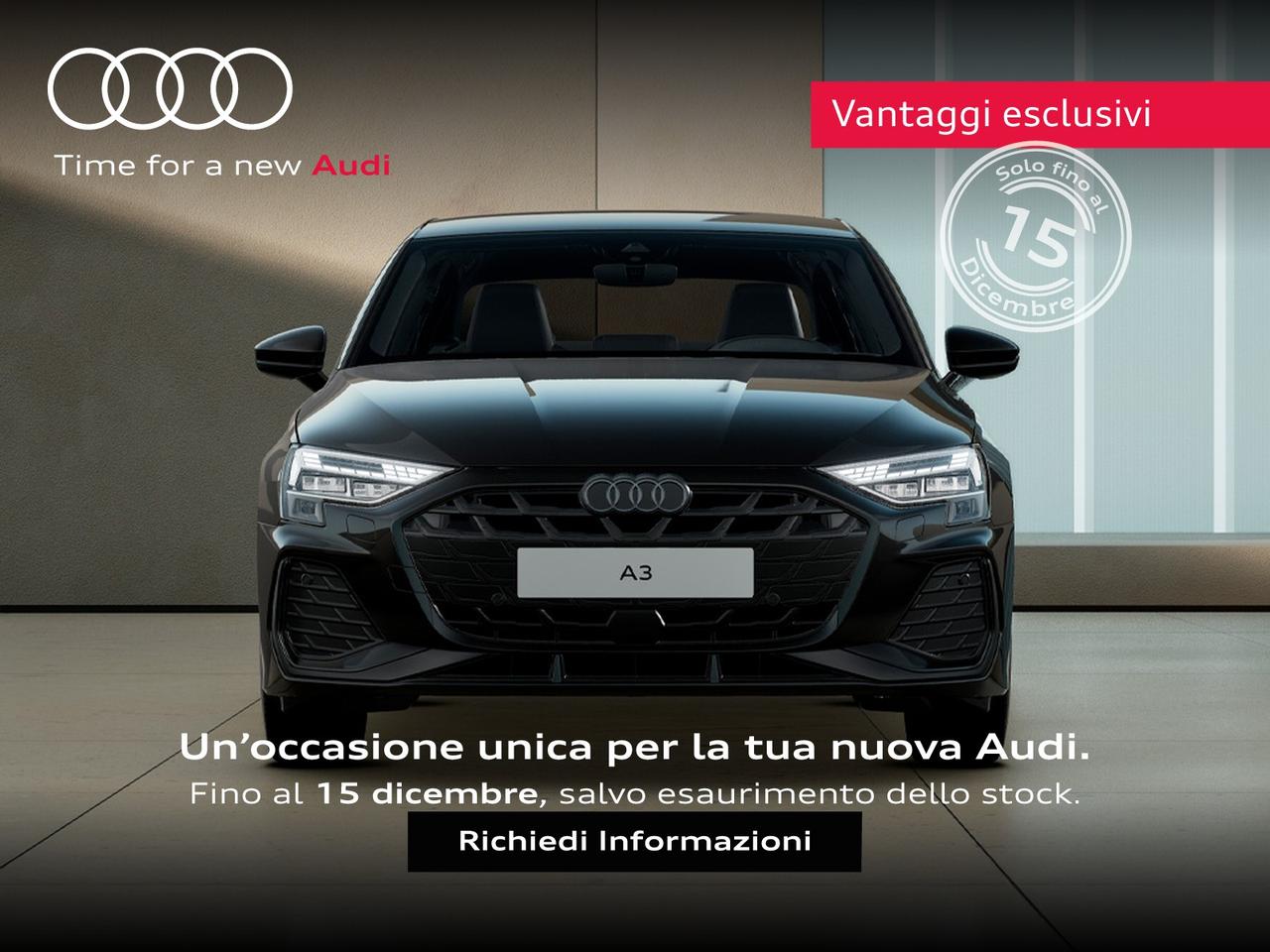 Audi A3 sedan 2.0 tdi s line edition 150cv s-tronic