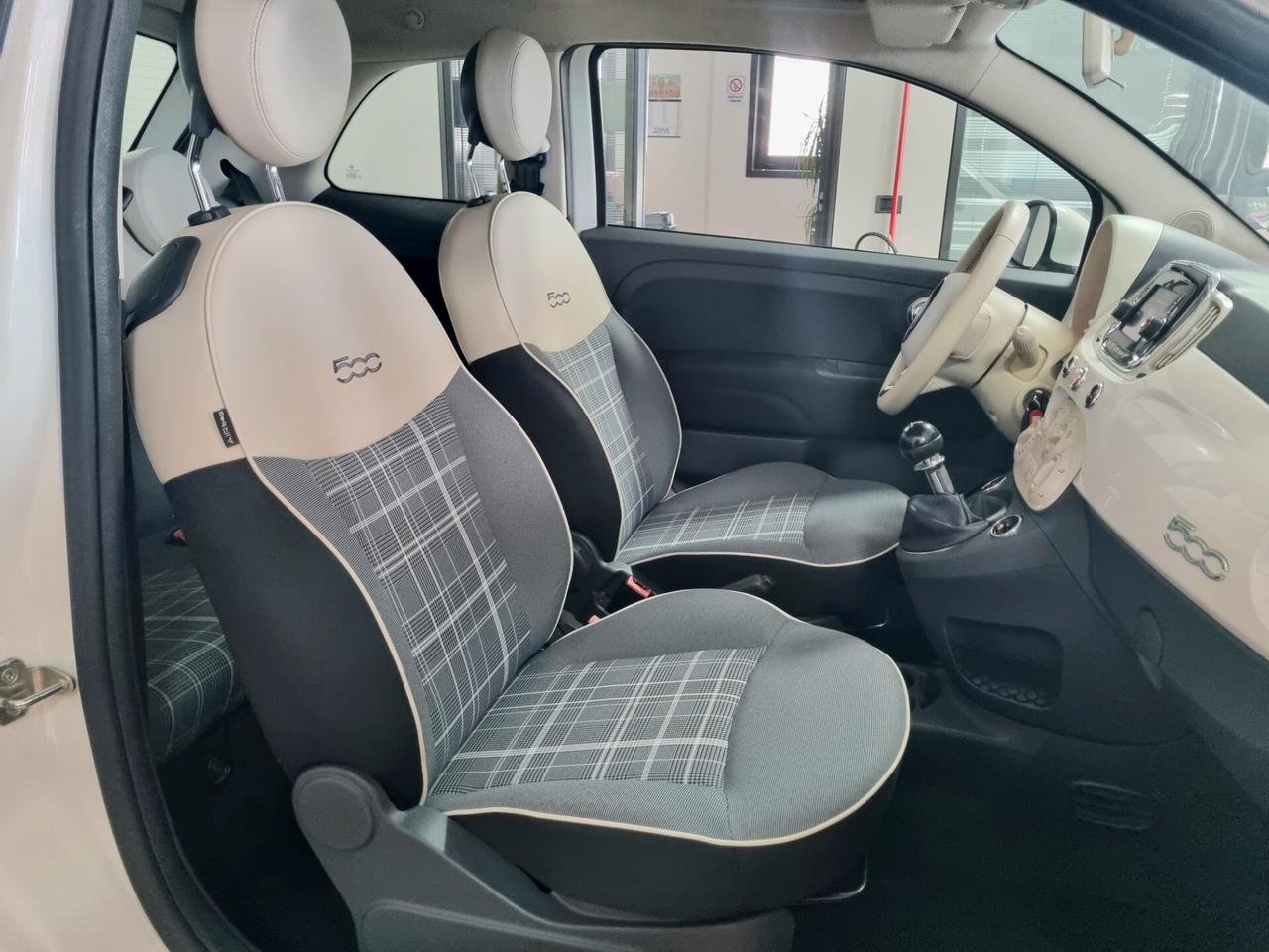 FIAT 500 1.2 BENZINA 69CV LOUNGE NEOPATENTATI