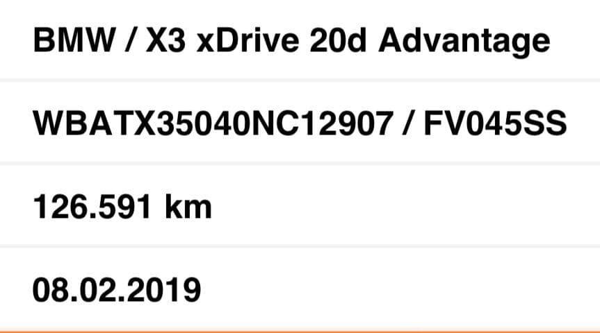 Bmw X3 XDRIVE XLINE 190CV ADVANTAGE