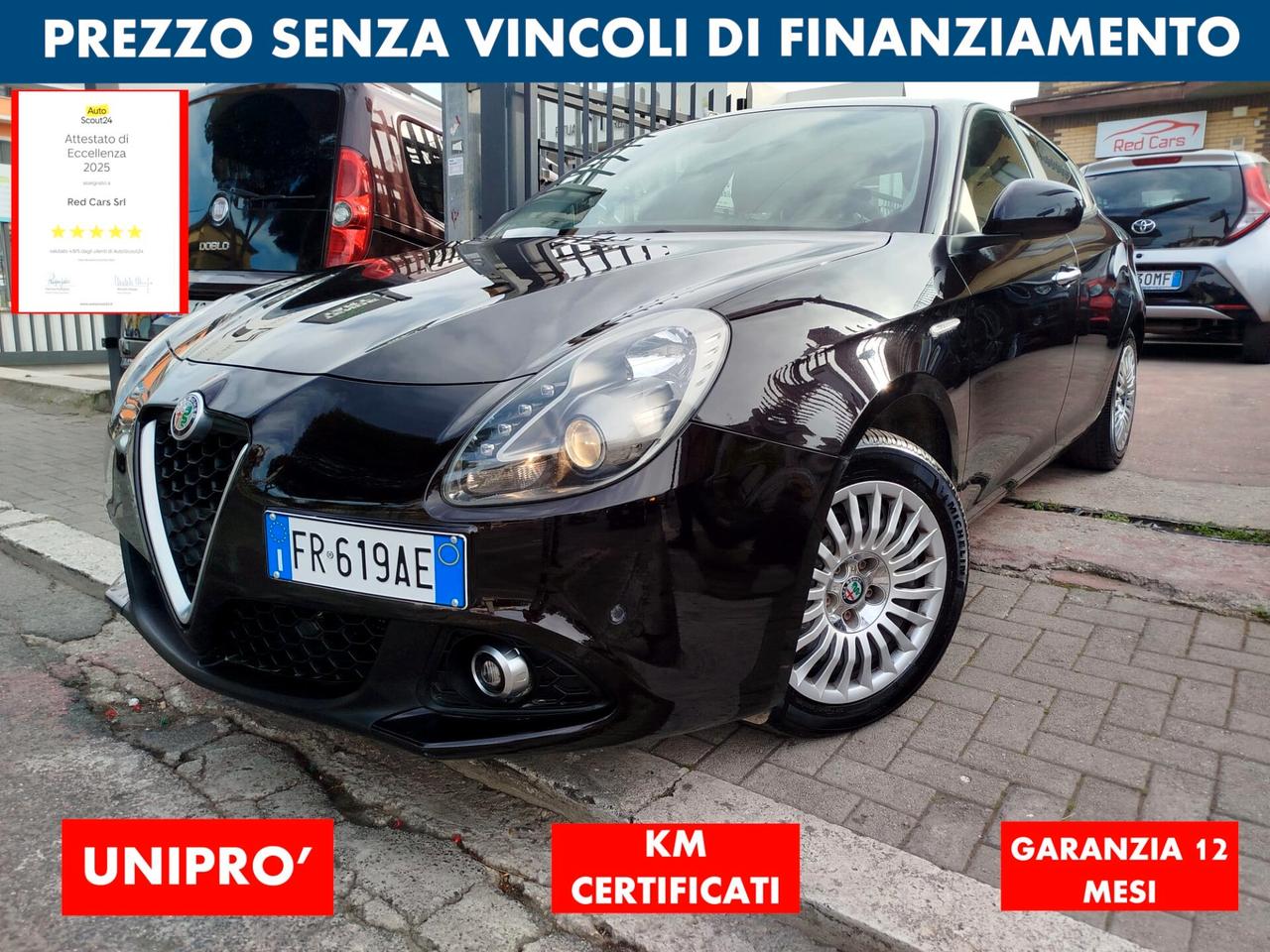 Giulietta 1.6-120cv *PREZZO VERO*unipro DISTRIBUZIONE NUOVA IN PRE CONSEGNA