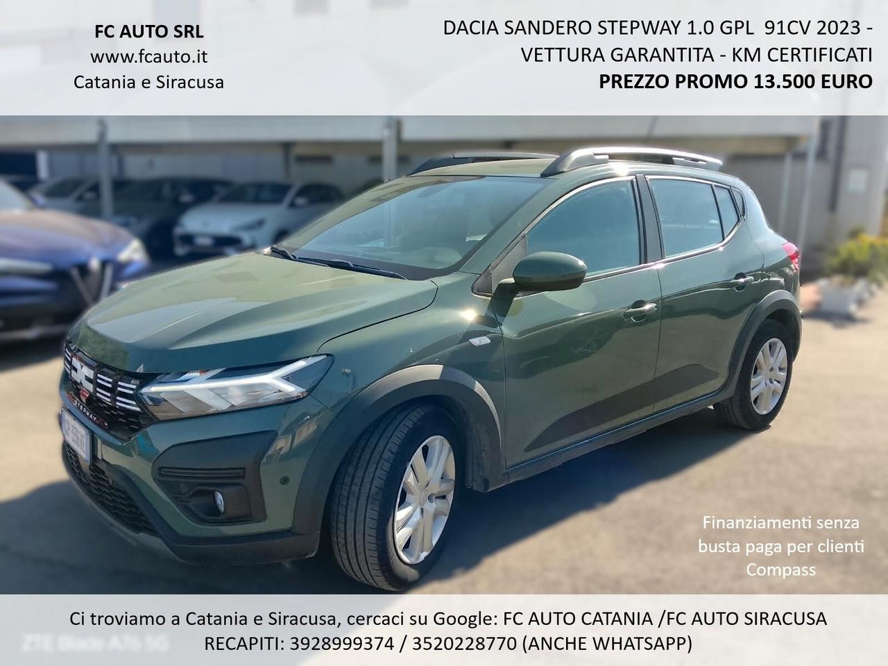 DACIA SANDERO STEPWAY GPL 2023 - PARI AL NUOVO
