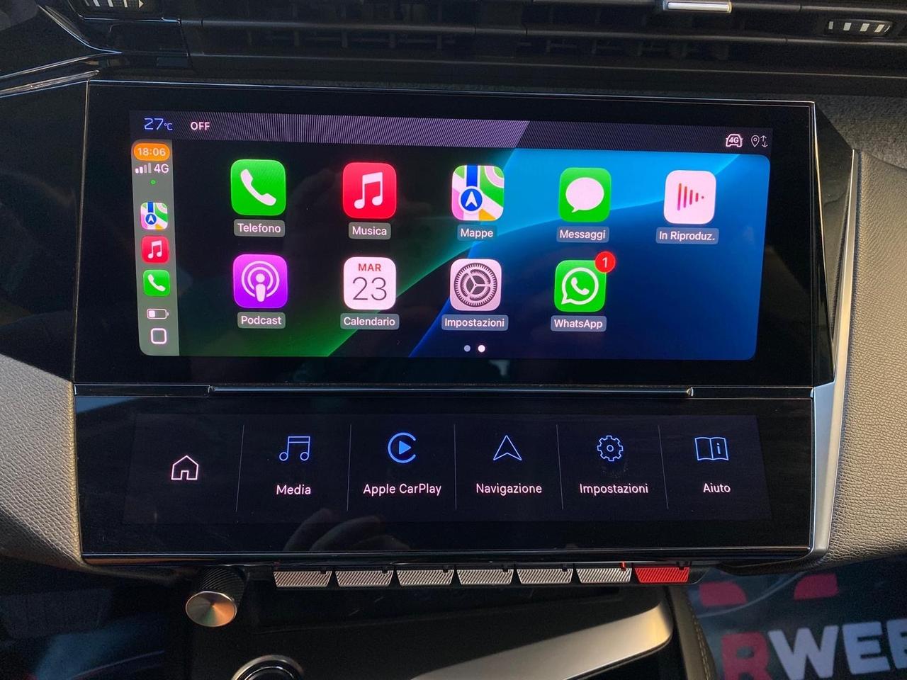 PEUGEOT NEW 308 ALLURE 1.5 130CV NAVY Led CAM 2023