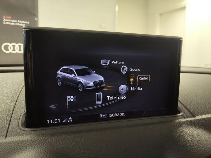 Audi A3 A3 Sportback 30 1.5 g-tron Admired 131cv s-tronic