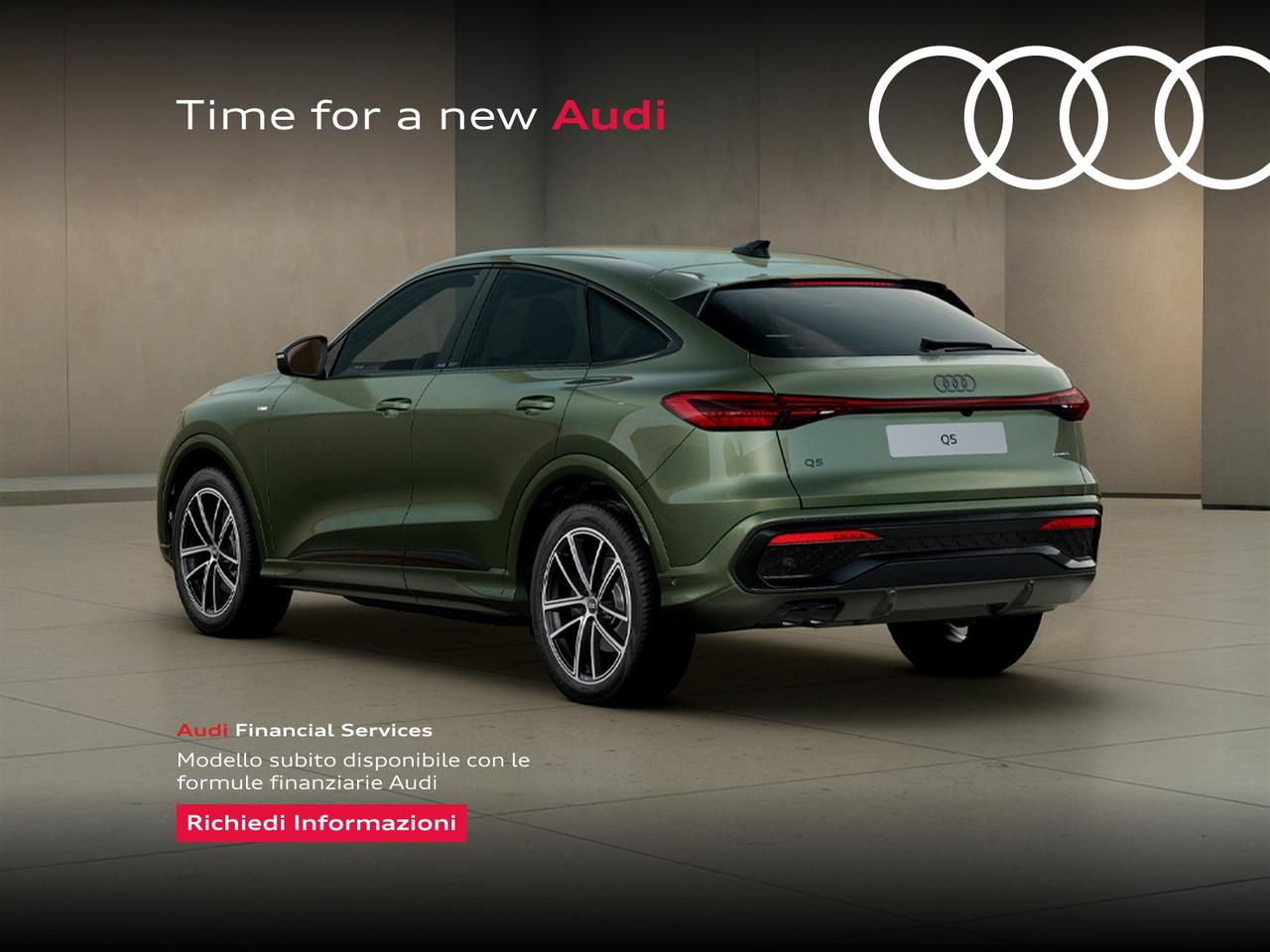 Audi Q5 sportback 2.0 tdi mhev+ s line edition quattro 204cv s-tronic