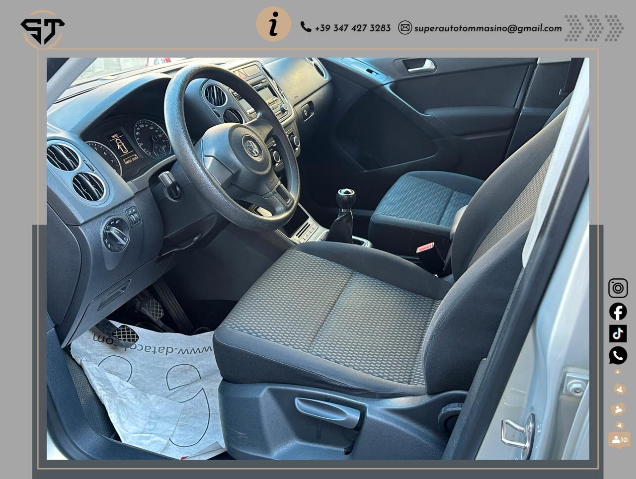 Volkswagen Tiguan 1.4 TSI Trasportabile in Italia