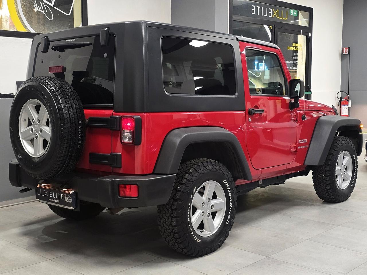 Jeep Wrangler III 2.8 CRD SPORT 177CV_UNICO PROP+CAPPOTTA TELA