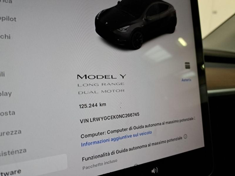 TESLA MODEL Y 75 KWH DUAL MOTOR LONG RANGE 4WD AUT. SUV