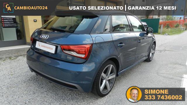 AUDI A1 SPB 1.6 TDI 116 CV Admired+Sline Esterno Cerchi17°