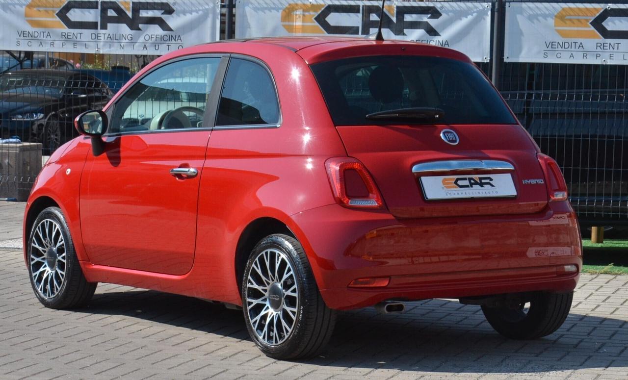 Fiat 500 1.0 Hybrid Red