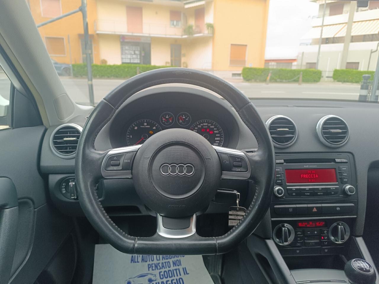 Audi A3 SPB 2.0 TDI Ambition EURO 5 KM CERTIFICATI