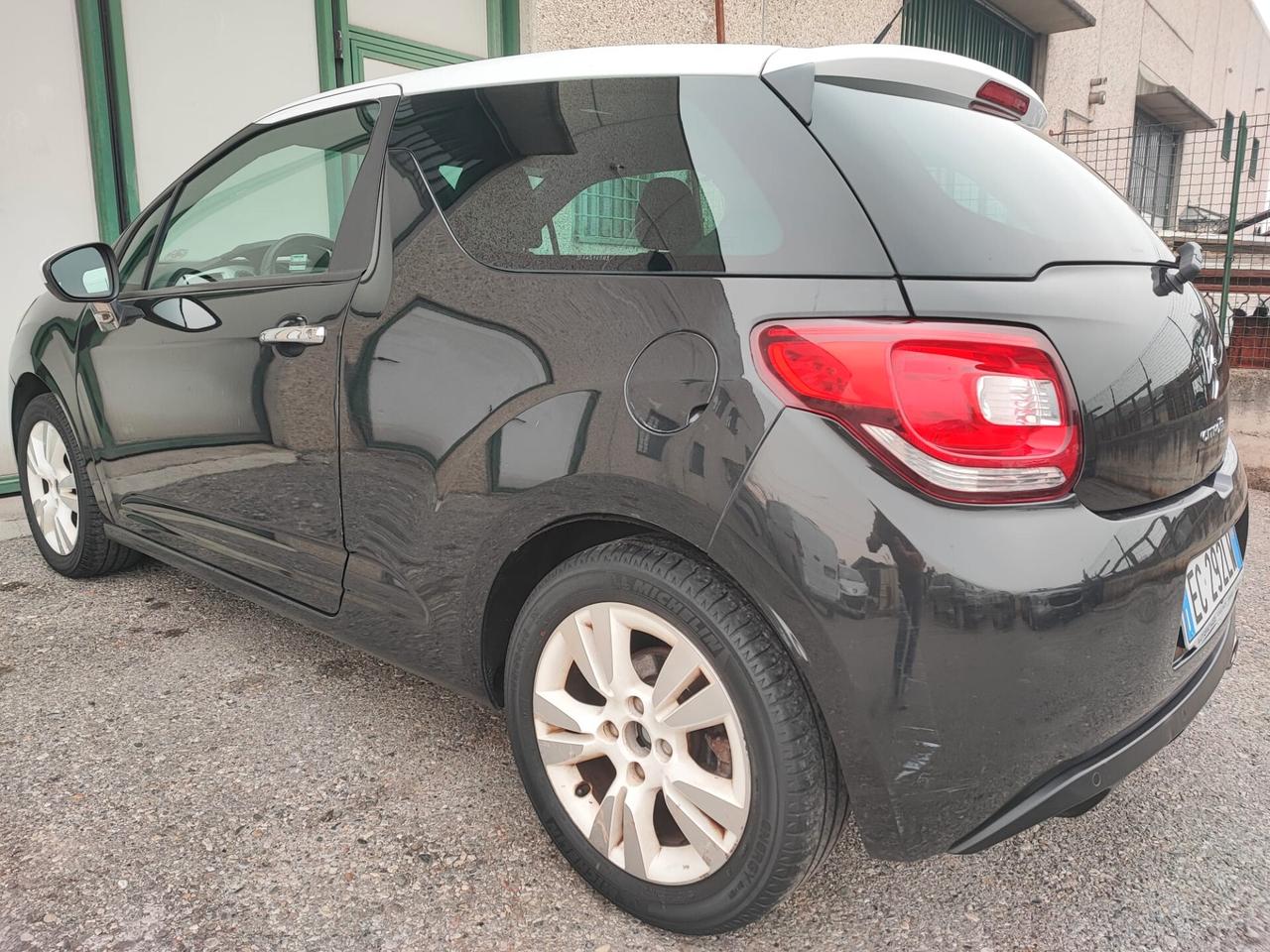 CITROEN DS3 1.6 BENZINA 3 PORTE APPENA TAGLIANDATA