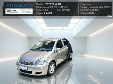 Toyota Yaris Tdi D-4D sol 5 porte 75 cv