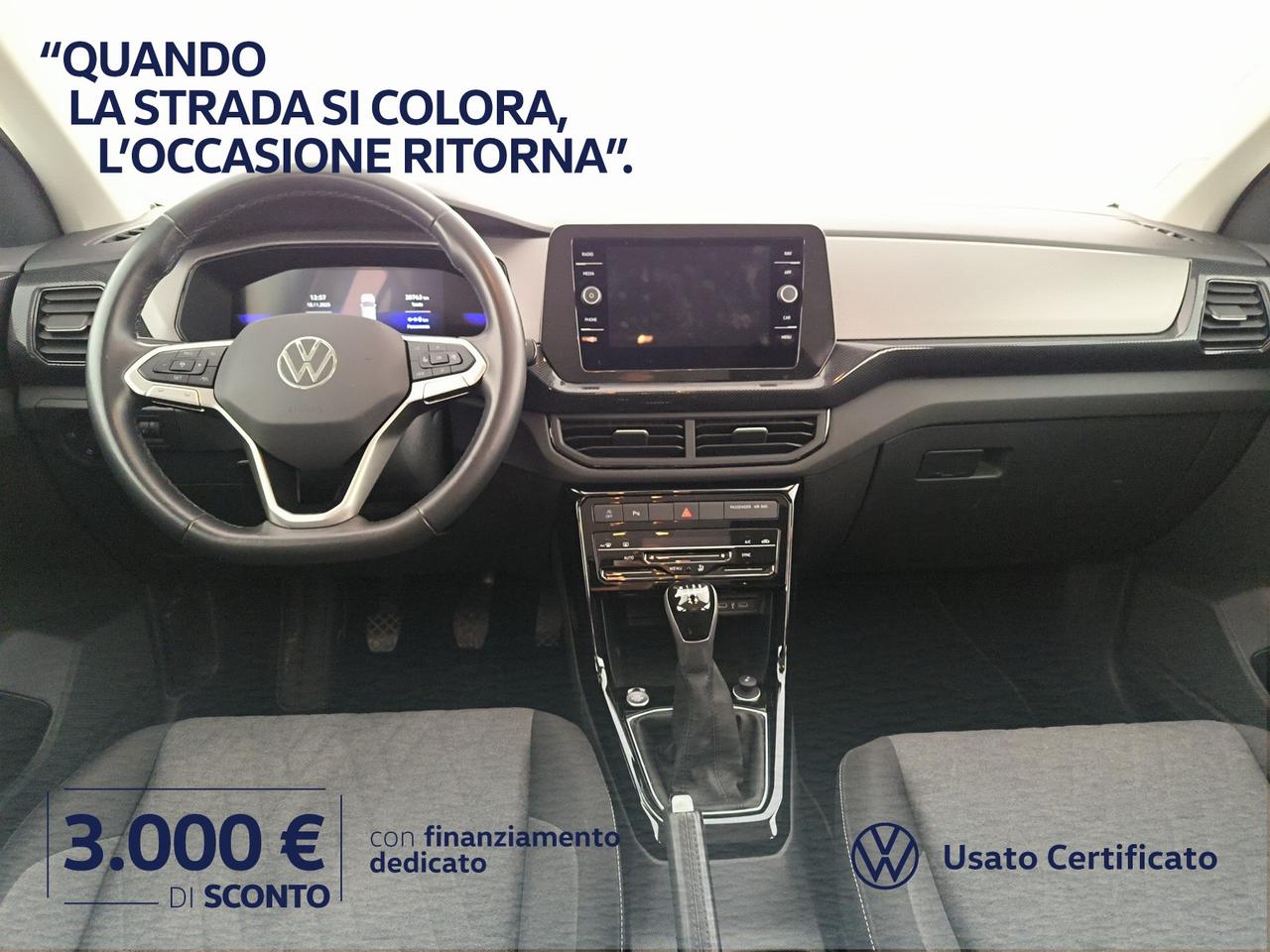 Volkswagen T-Cross 1.0 tsi life 95cv