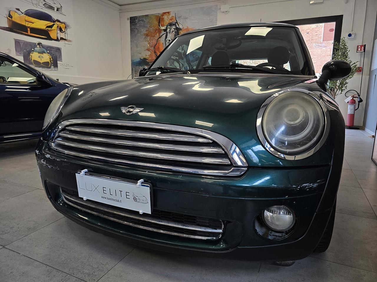 Mini One Clubman One 1.4 VERDE INGLESE_OK NEOPATENTATI_GOMME PIRELLI!!