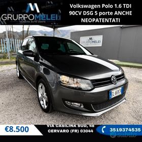 Volkswagen Polo 1.6 TDI 90CV DSG 5 porte ANCHE NEOPATENTATI